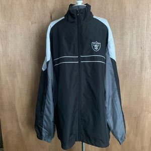 NFL Raiders Dunbrooke Windbreaker Mens Sz L